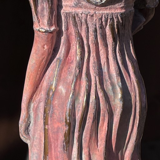 Austenite Maquette Pink Coloured Bronze Sculpture Mid Back